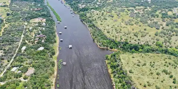 Image 3: Pedernales River frontage. Pedernales River shown