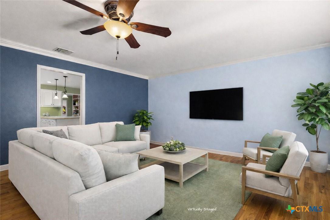 Image 2: Living Room - Virtually Staged