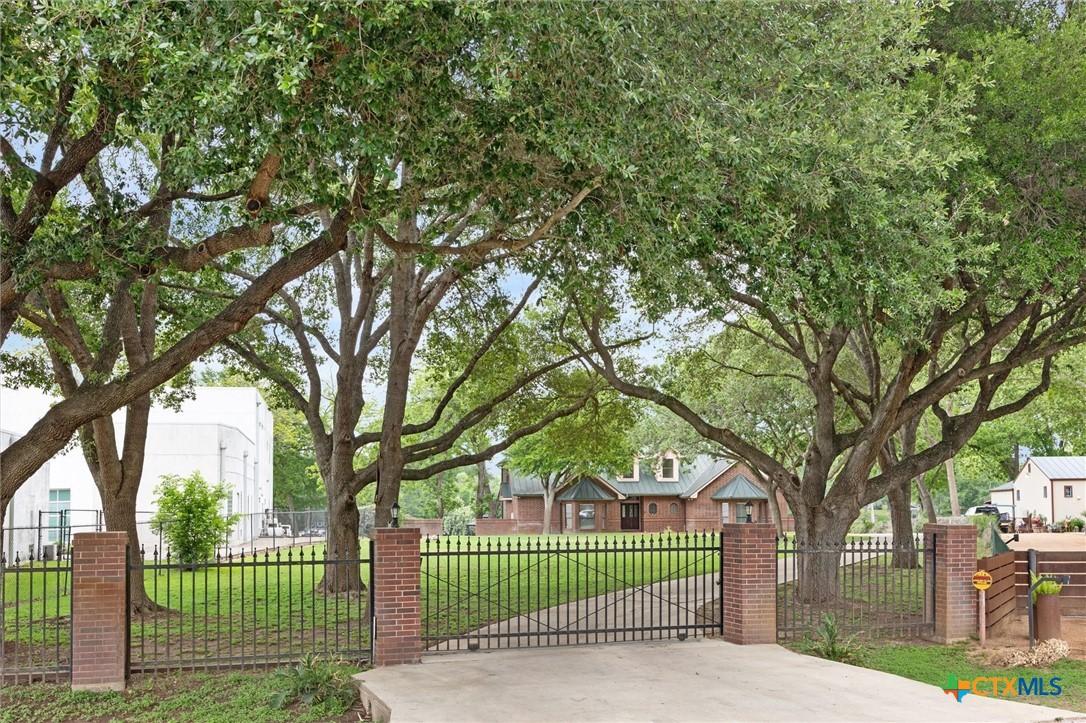 Image 1: Long elegant driveway with room for tennis courts,