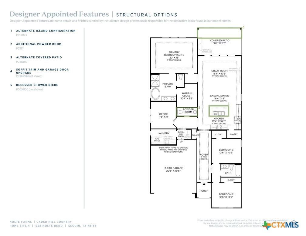 Image 2: Caden Hill Country-Floor Plan