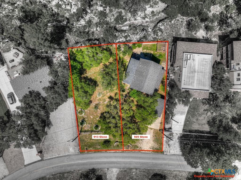 Image 3: Aerial view of both lots