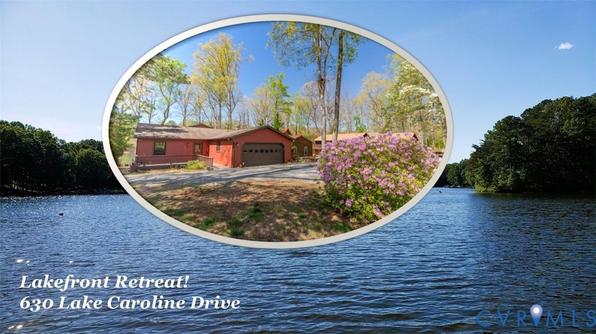 Image 1: Lakefront Retreat with Sunset Views!