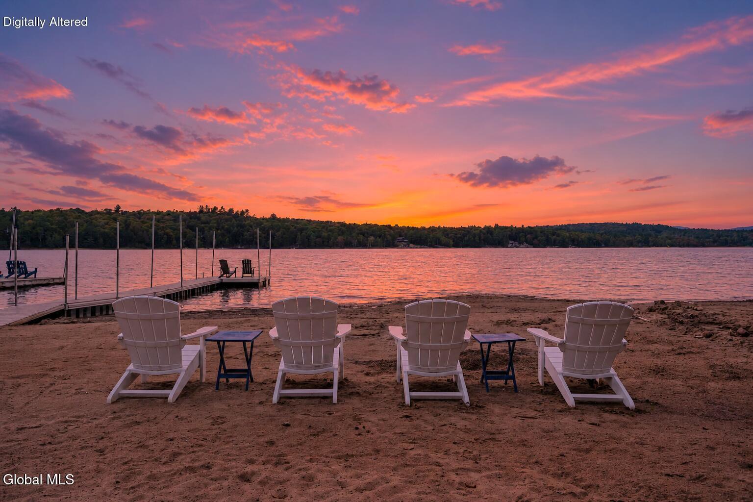 Image 3: sunset at the beach