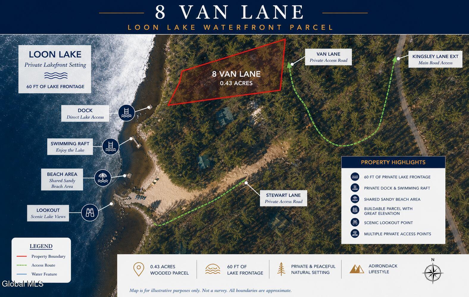 Image 2: 8 Van Lane Property Map