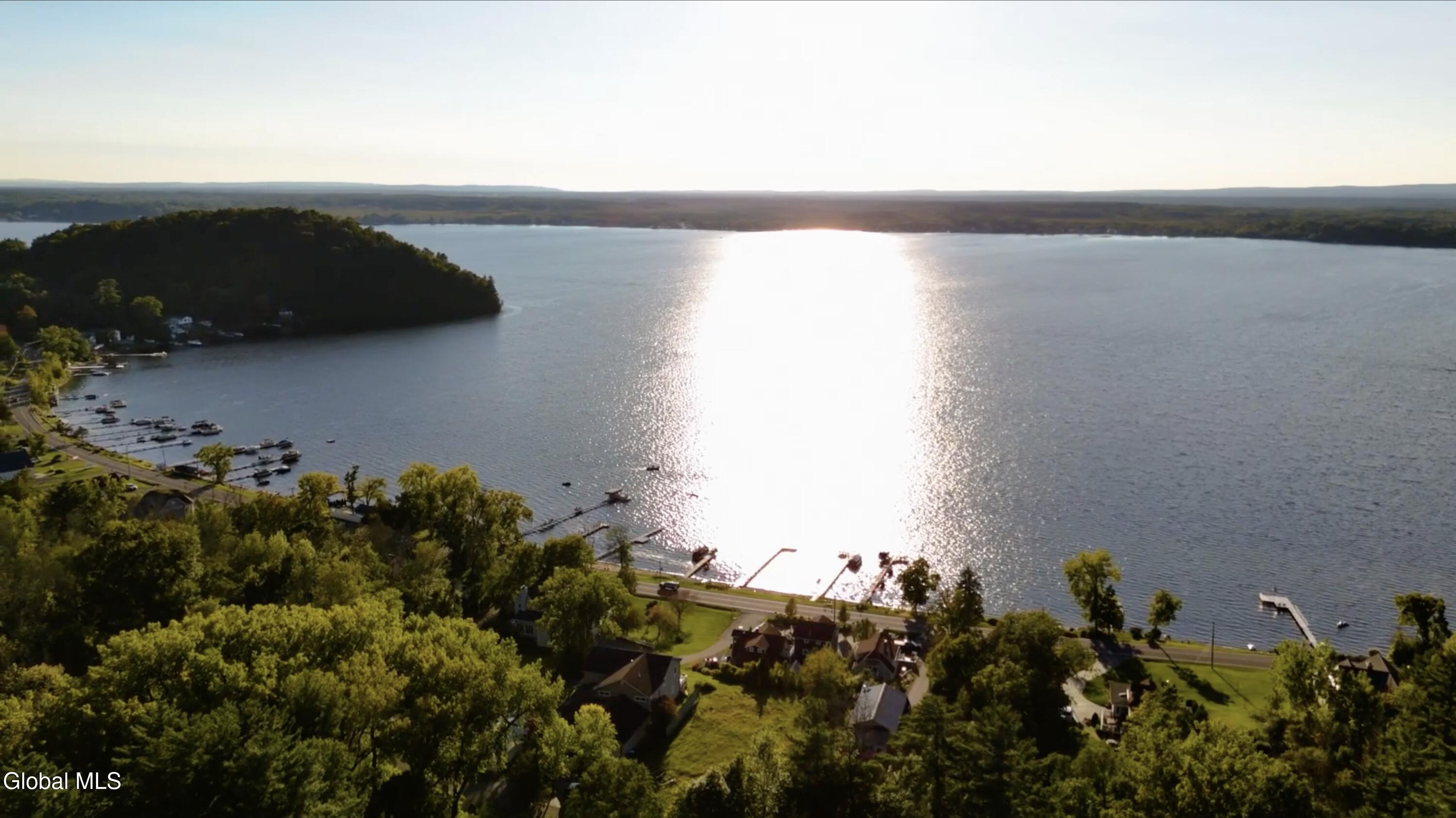 Image 1: Golden Hour Lake Shot Leeward Lane