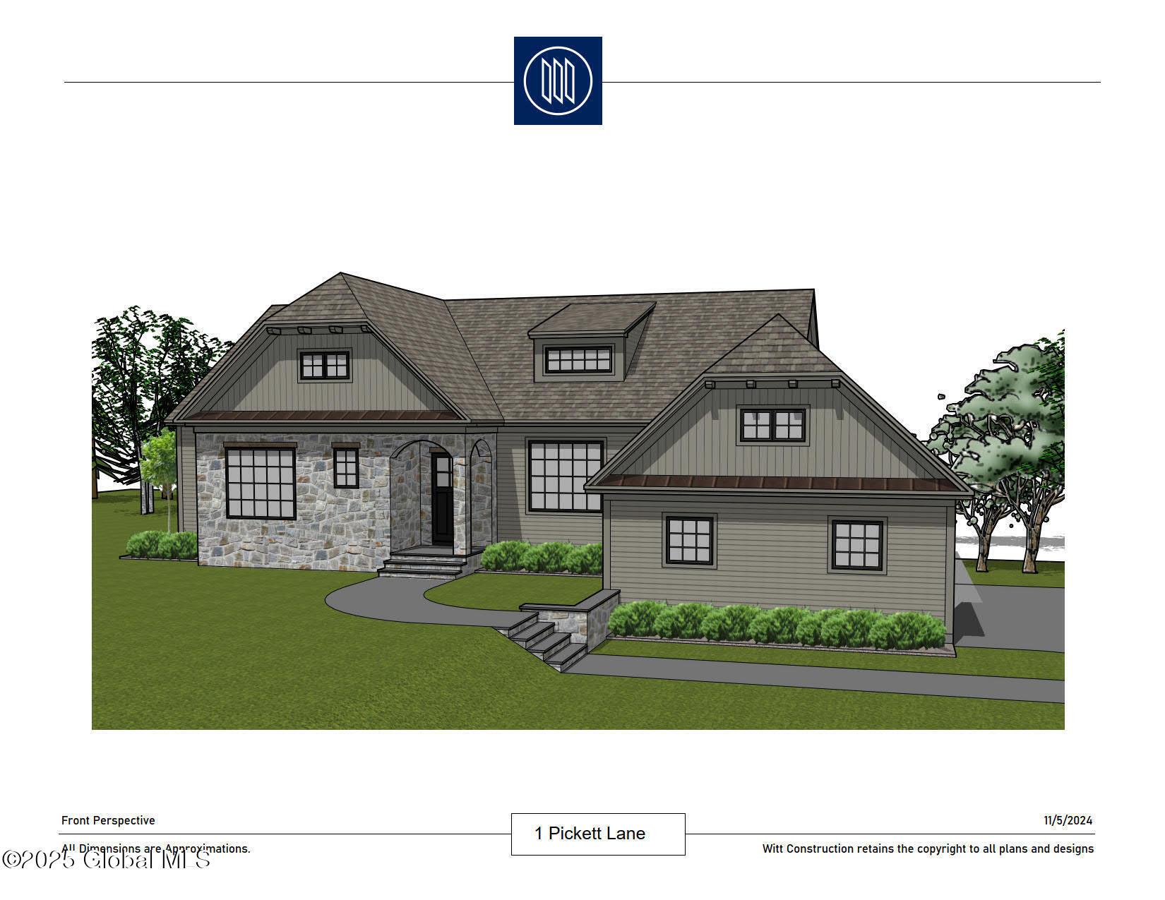 Image 1: 1 Pickett Lane - Marketing Floorplans an