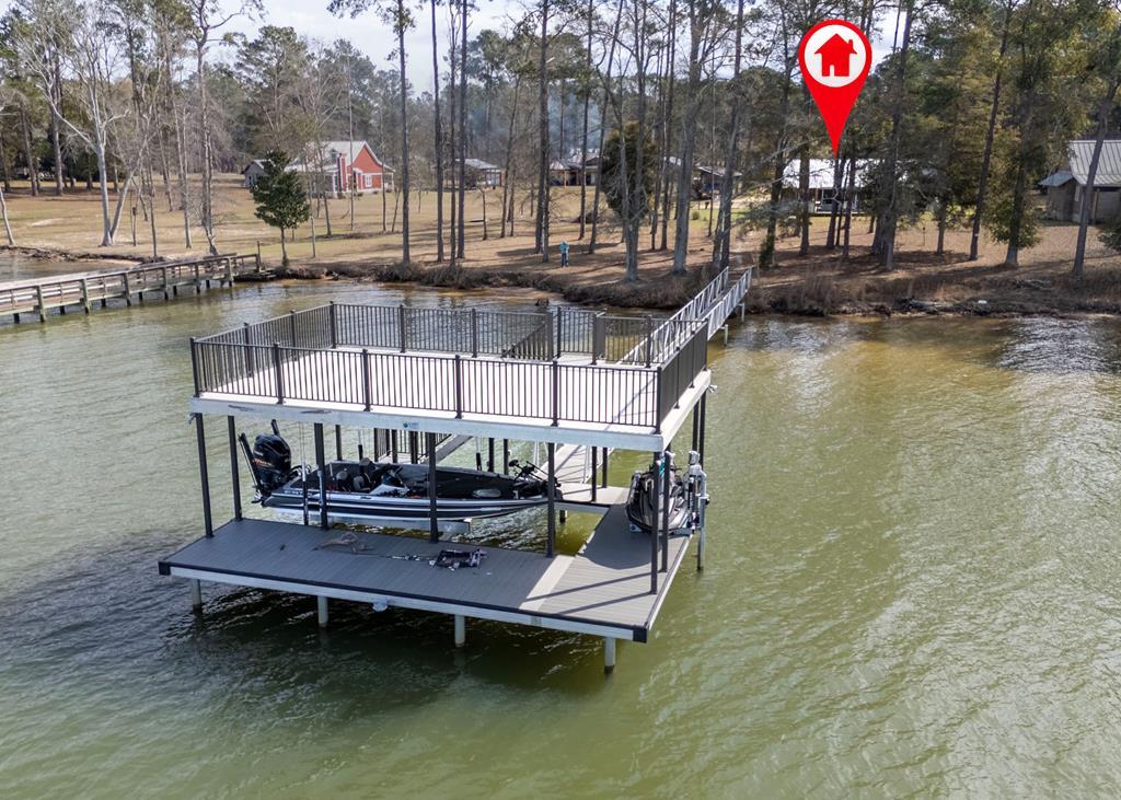 Image 4: Double Decker Boat Dock with Boat AND Personal Wat