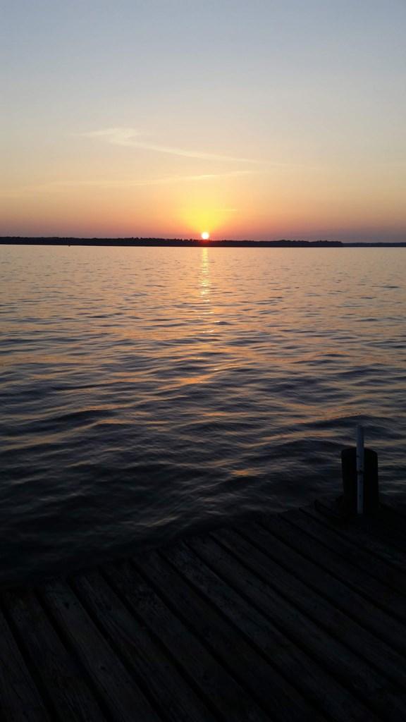 Image 3: Sunset from the dock