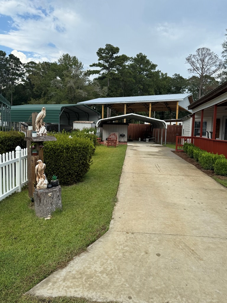 Image 3: Detached metal carport
