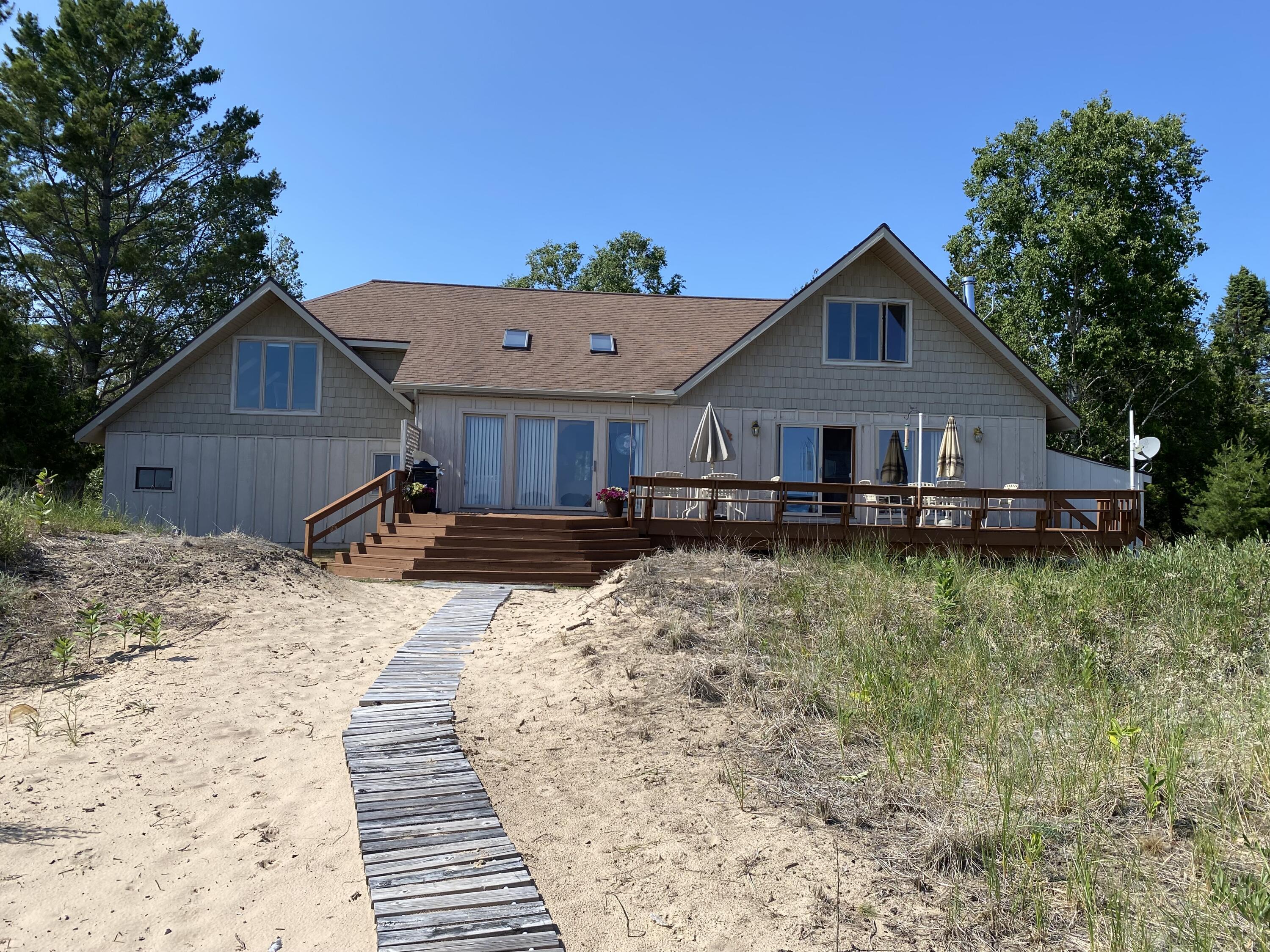 Image 3: View Of Home From Lake