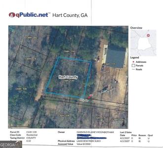 Lot 98 Lakeview Park Sub, Hartwell GA 30643