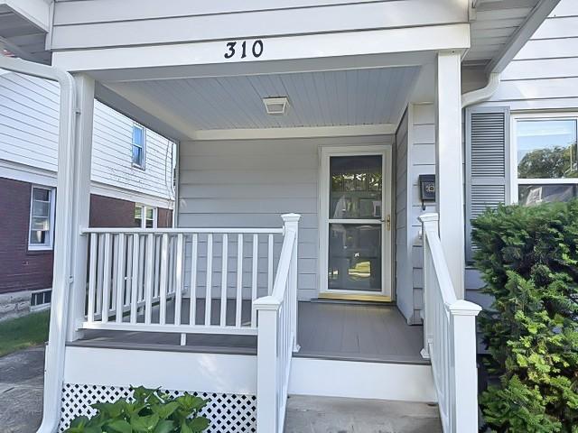 Image 2: Front Covered Porch - 8' x 10 - Reconstructed in 2