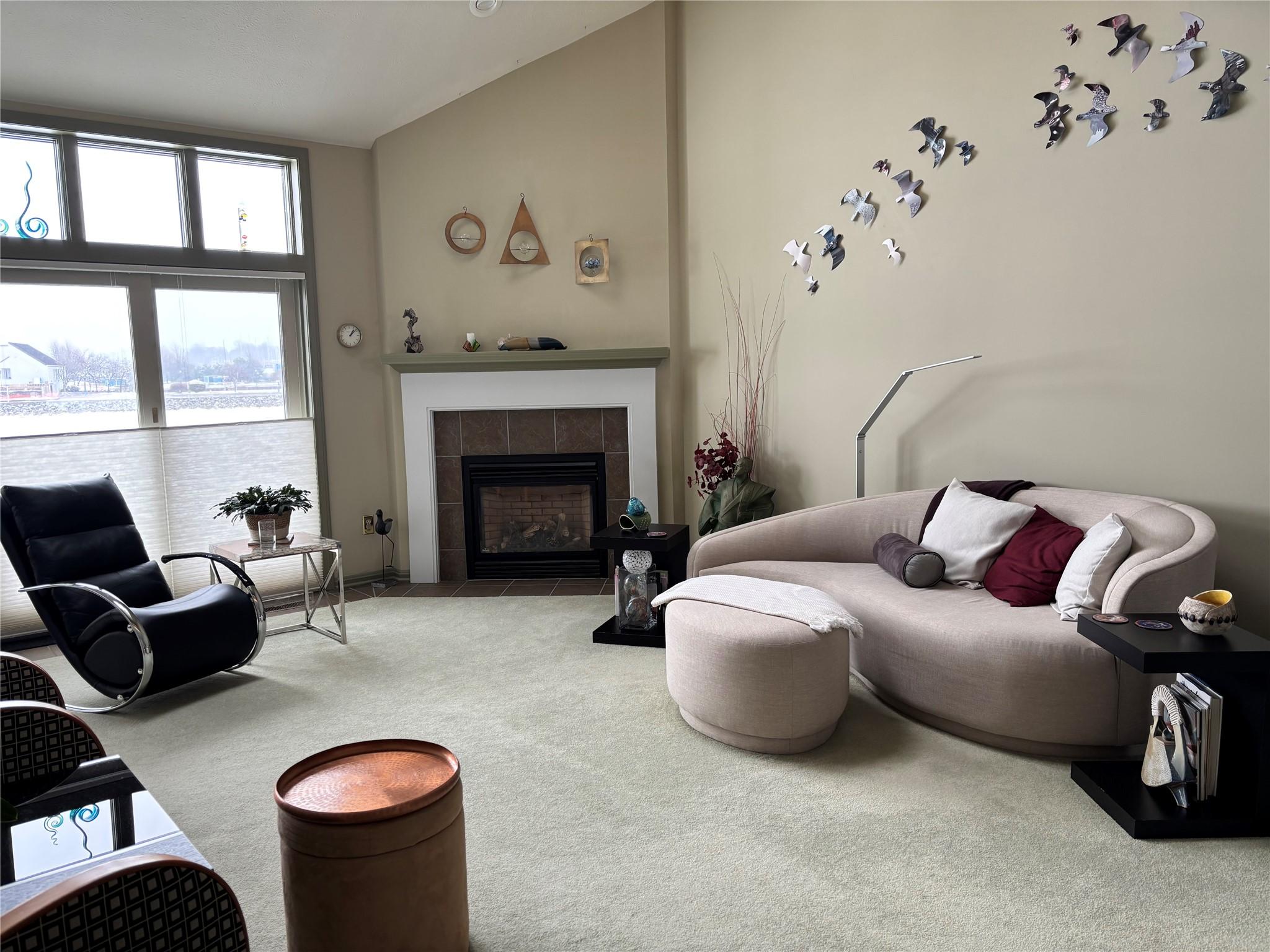 Image 3: Living Room with gas fireplace