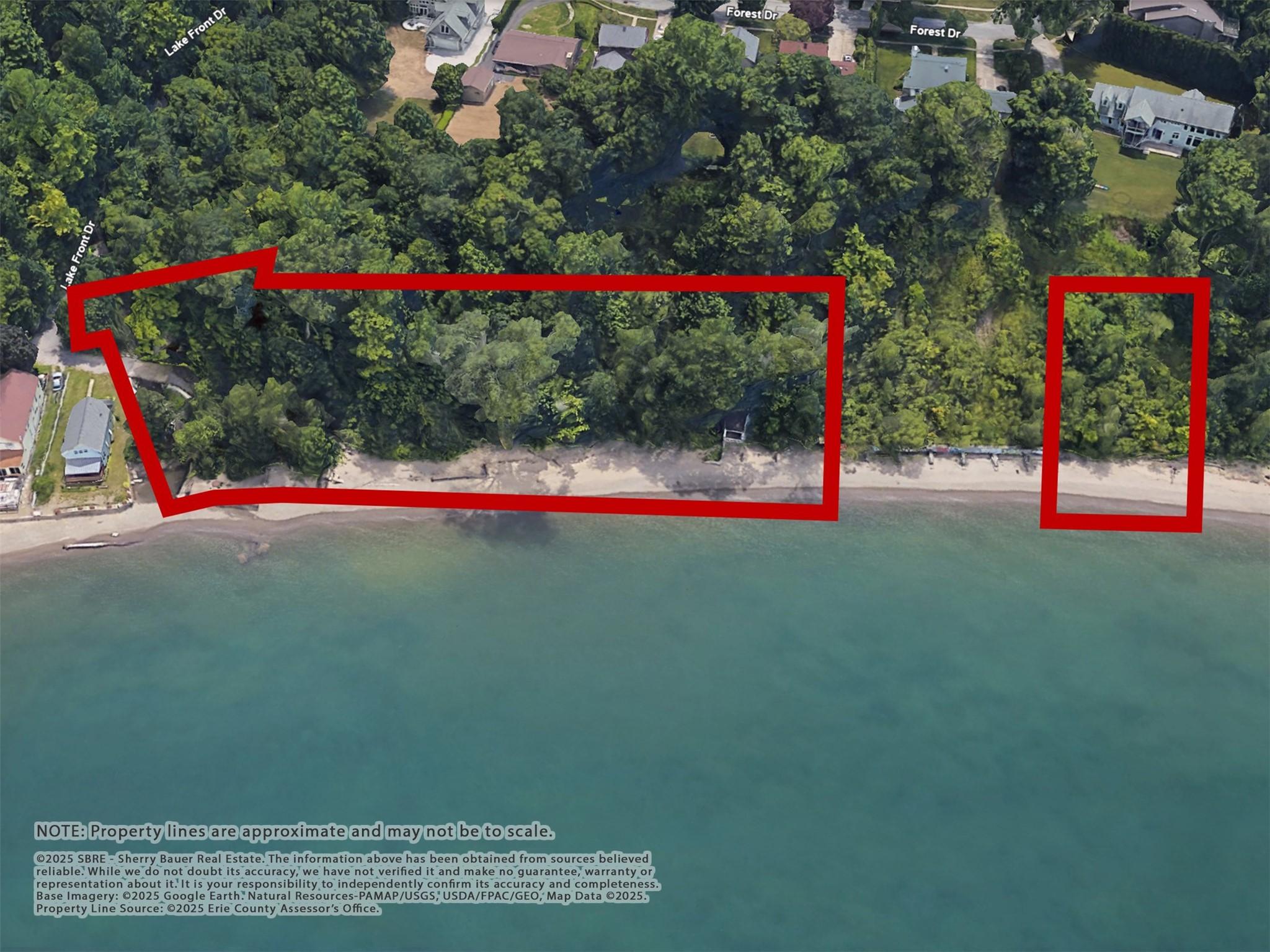 Image 2: &plusmn;478' Frontage Along Lake Erie's Shores Offering W