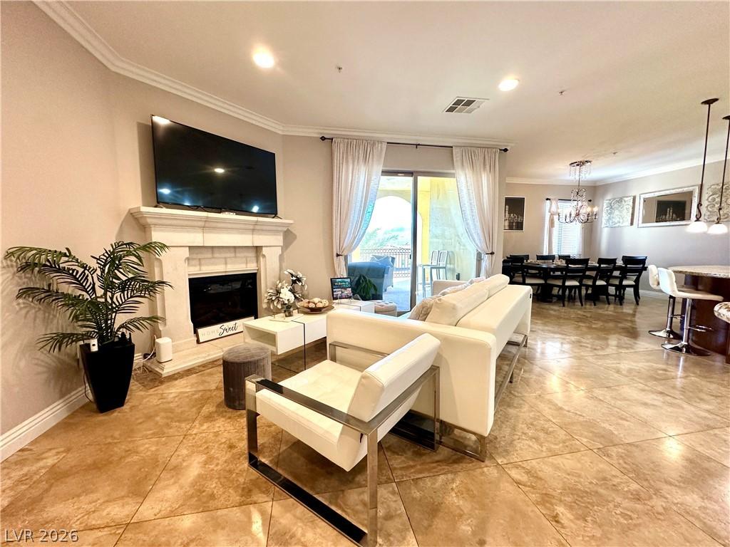 Image 4: The generously proportioned living room features a