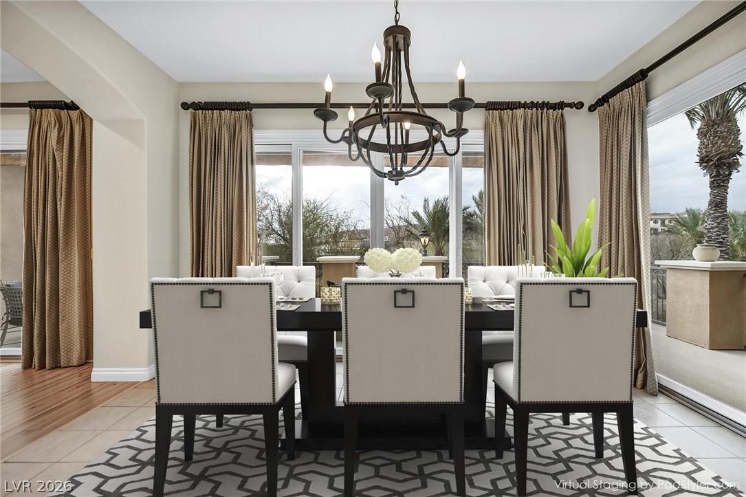 Image 3: "Virtually Staged" Dining area