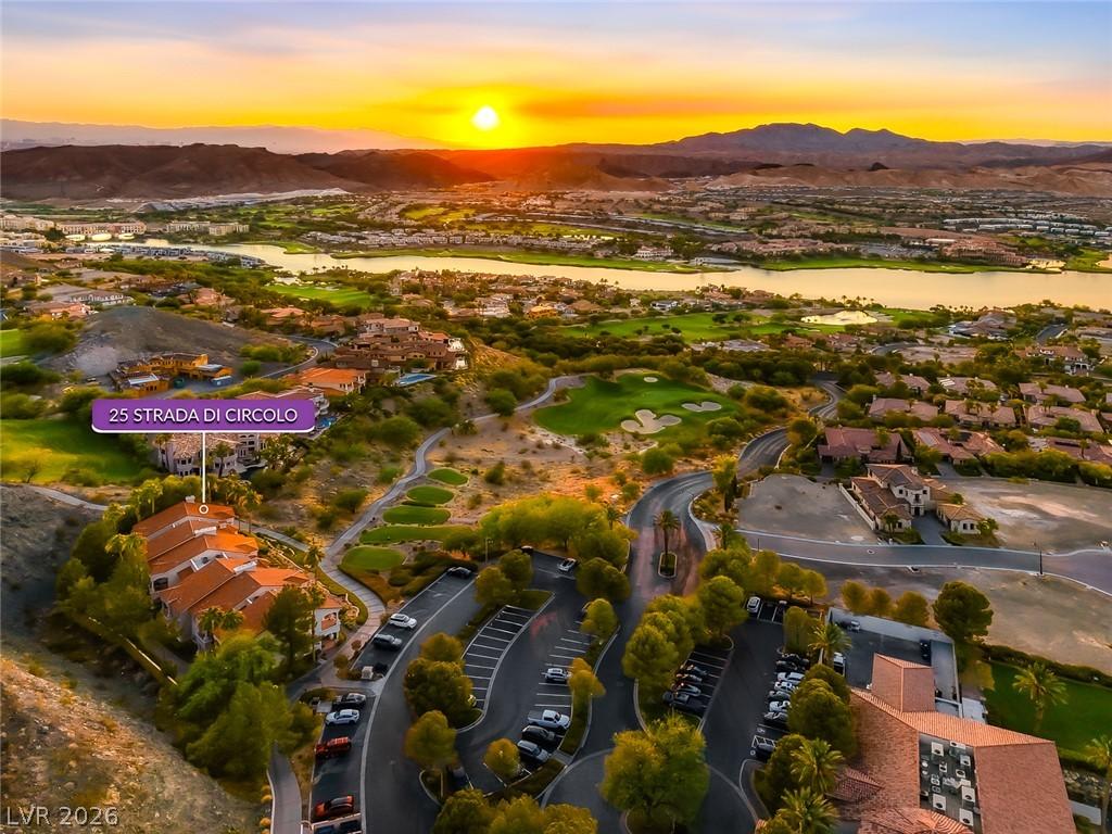 Image 3: An aerial perspective reveals a vibrant neighborho