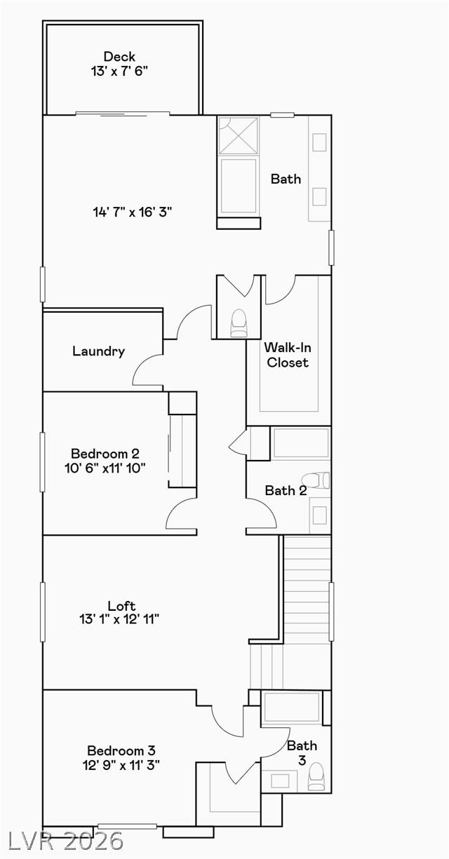 Image 3: Functional floor plan showcasing multiple bedrooms