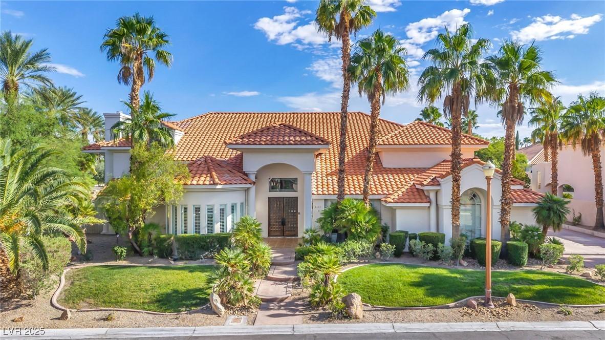 Image 1: Mediterranean / spanish-style house featuring a fr