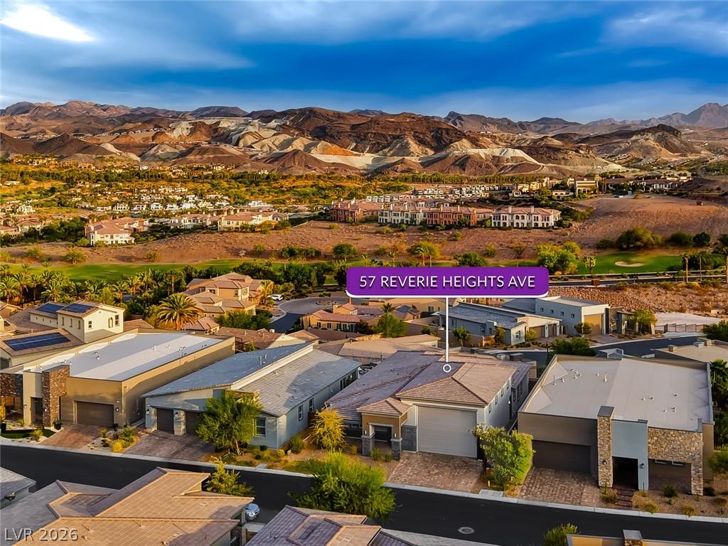 Image 2: An aerial perspective reveals a vibrant neighborho