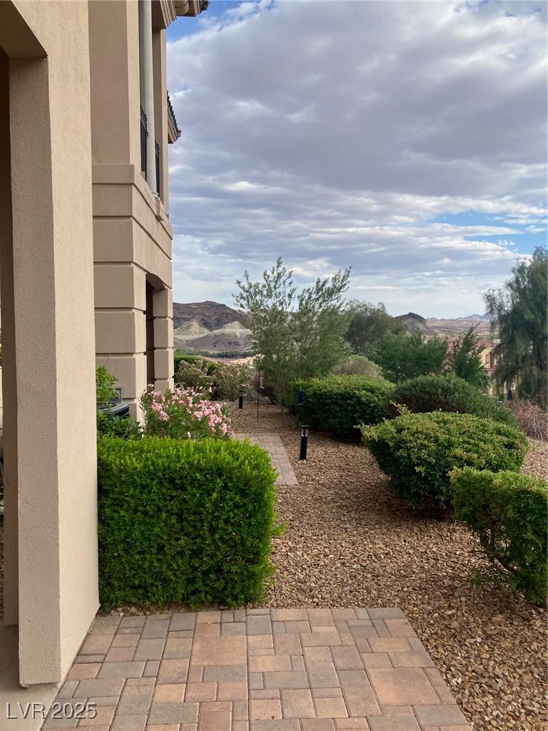 Image 3: View of yard with a mountain view