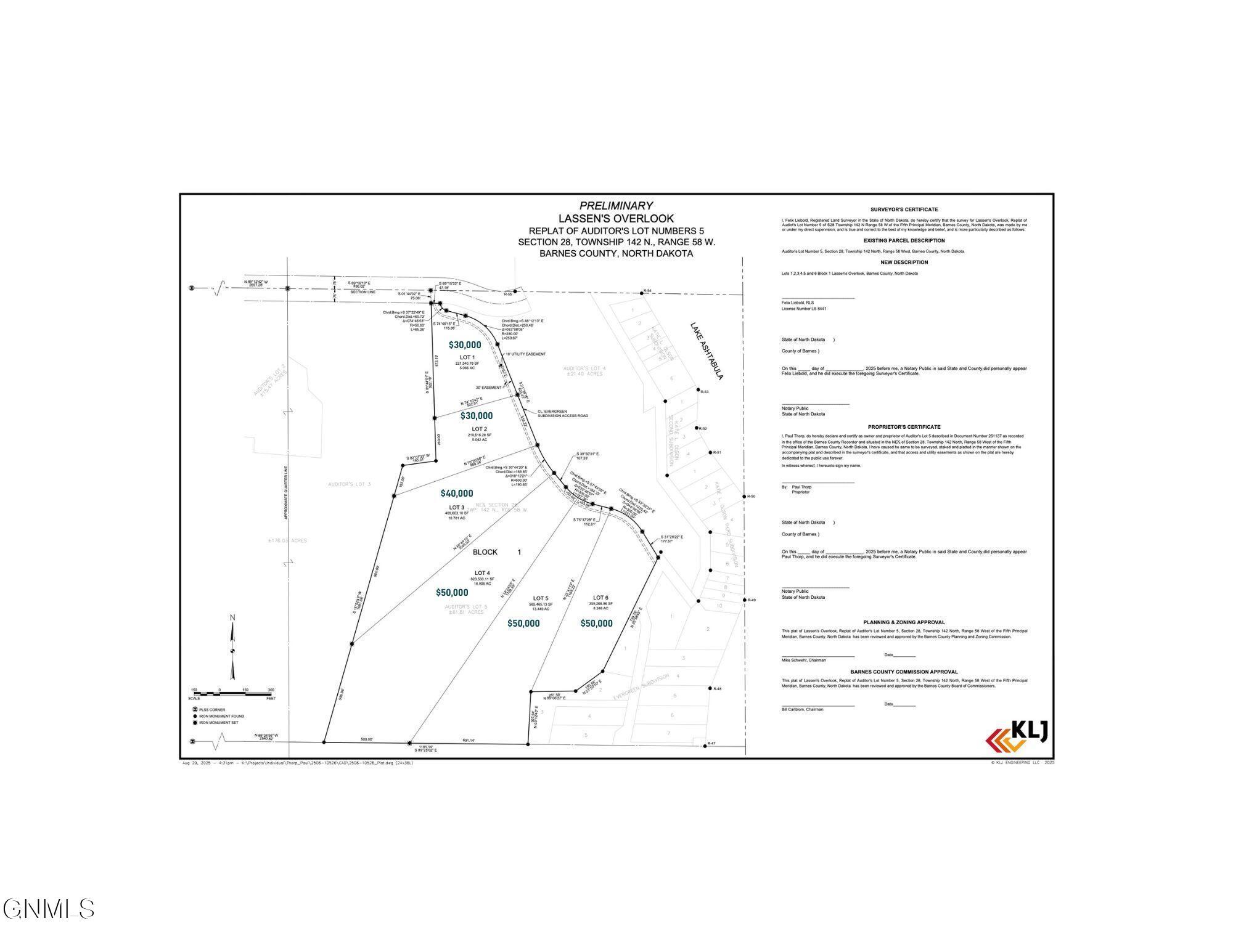 Image 2: Lassen's Overlook Prelim Map