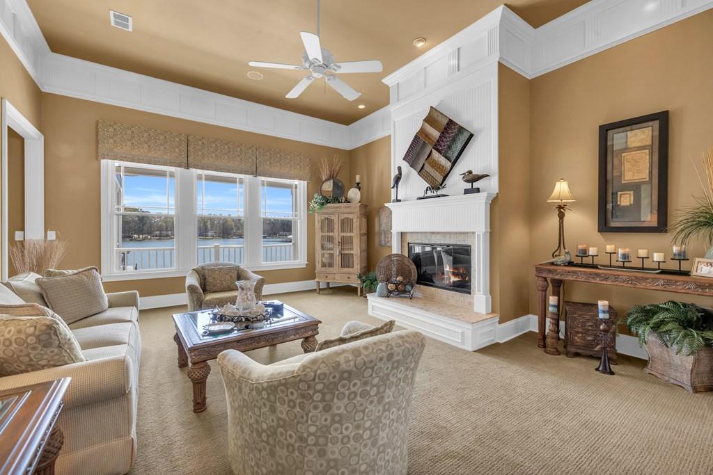 Image 4: Comfortable seating in front of the fire...enjoy t