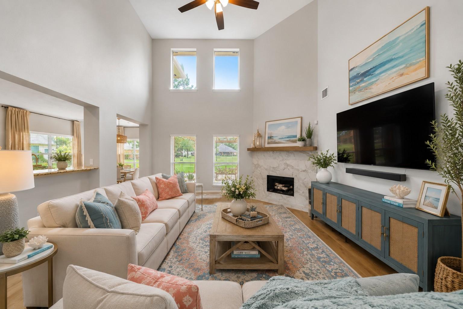 Image 2: High ceilings and fantastic windows allow for natu