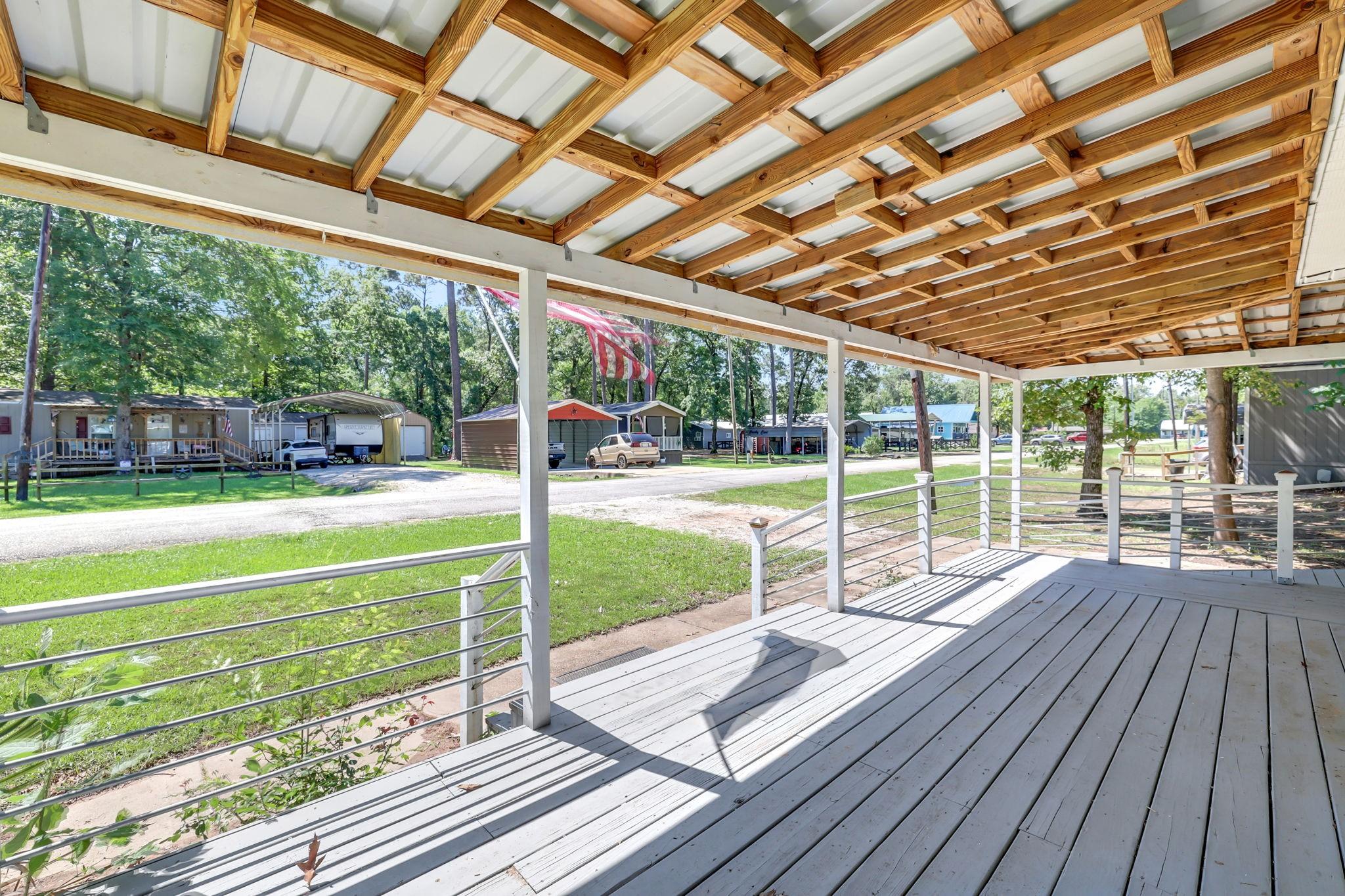 Image 4: The welcoming covered front porch was redone in 20