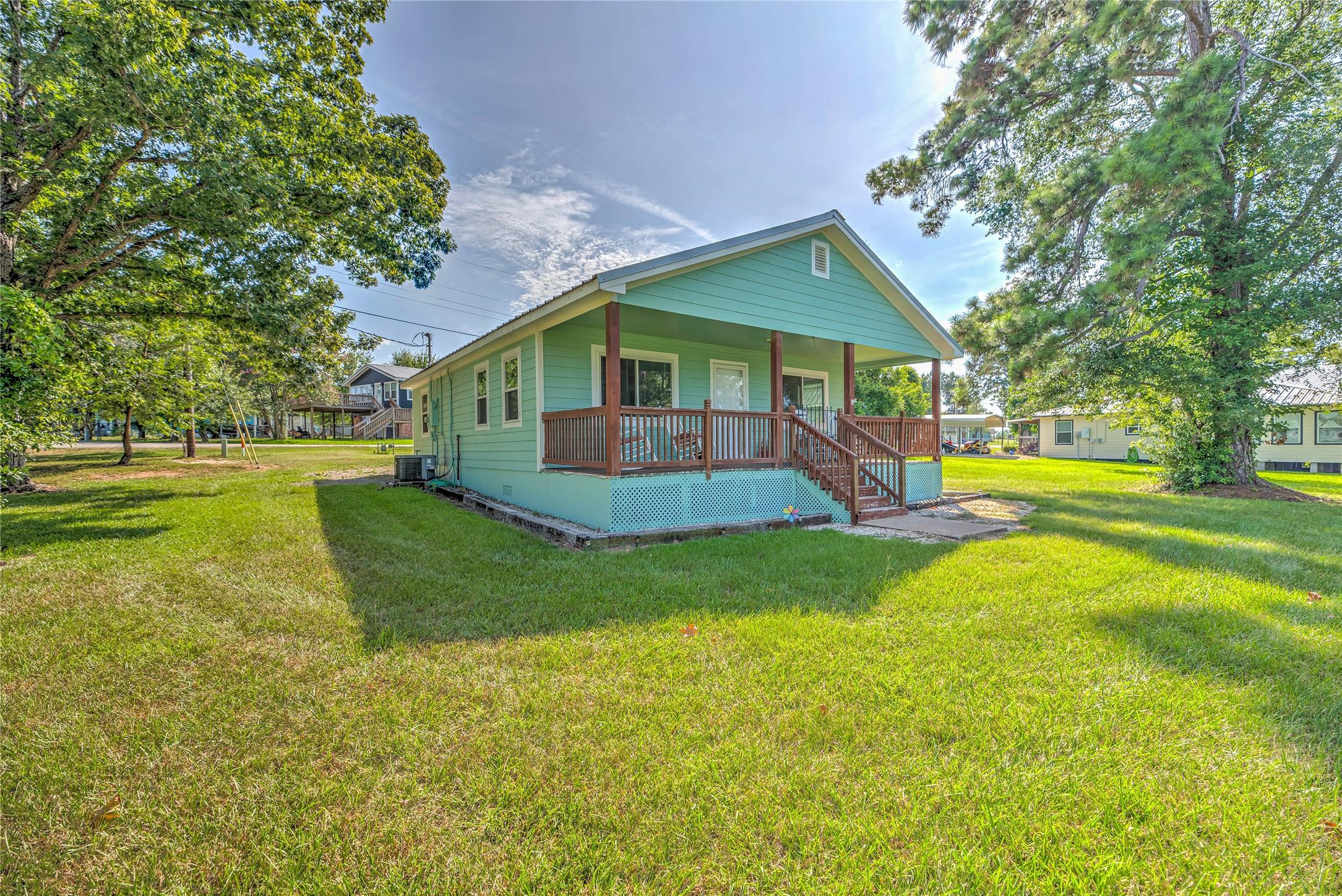 Image 2: VIEW OF BACK OF HOME, 8 X 30 COVERED PORCH,GREAT V