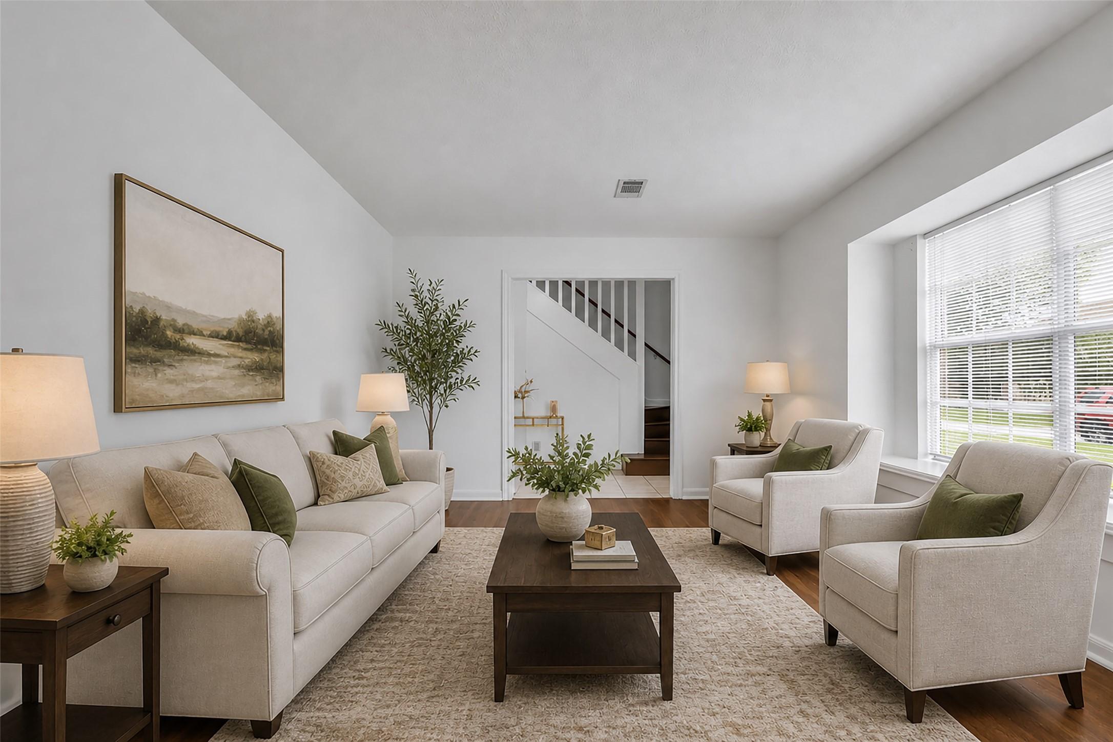 Image 4: Virtually Staged Formal Living Room