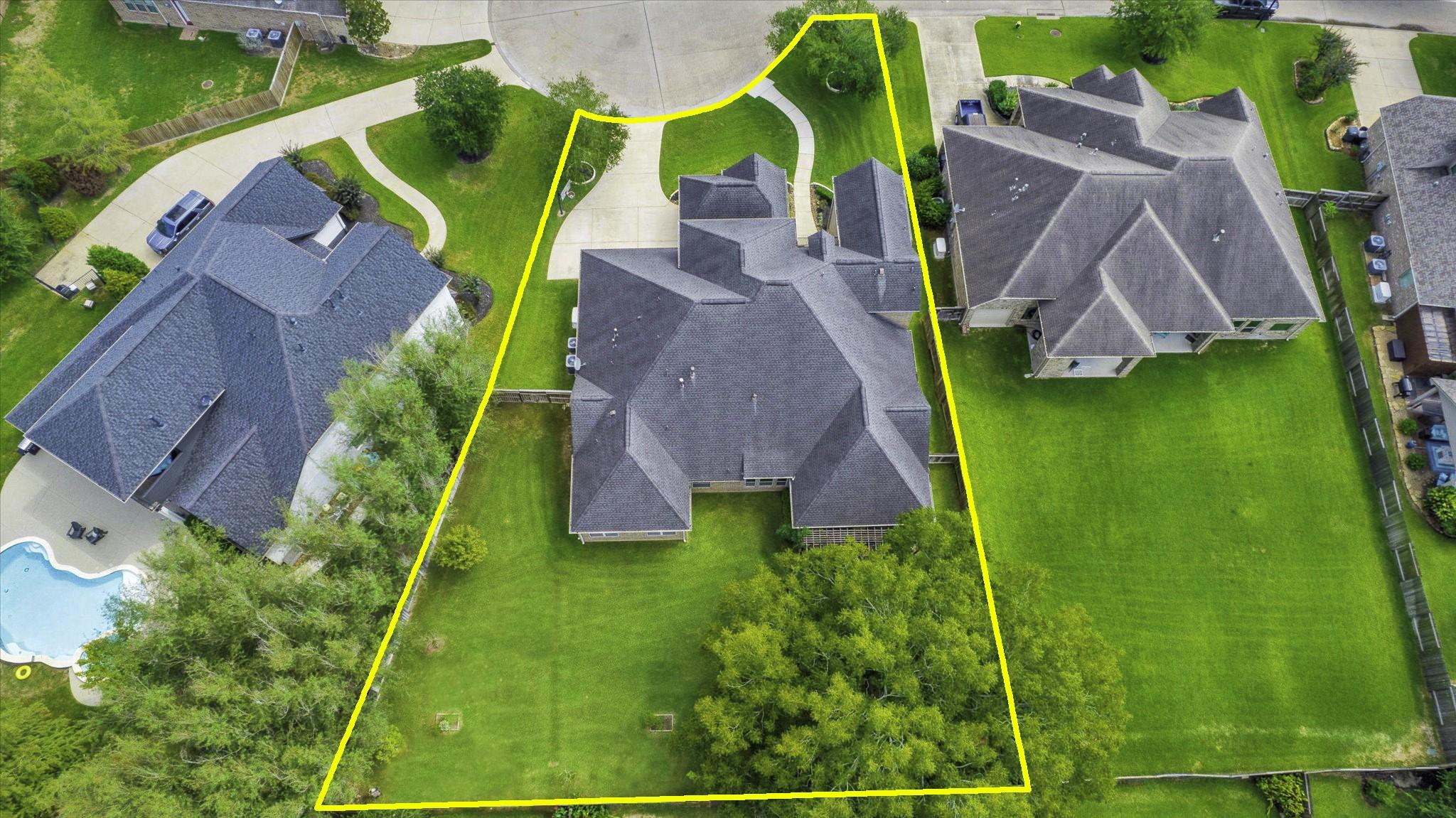 Image 4: This view looks toward the back of the property an