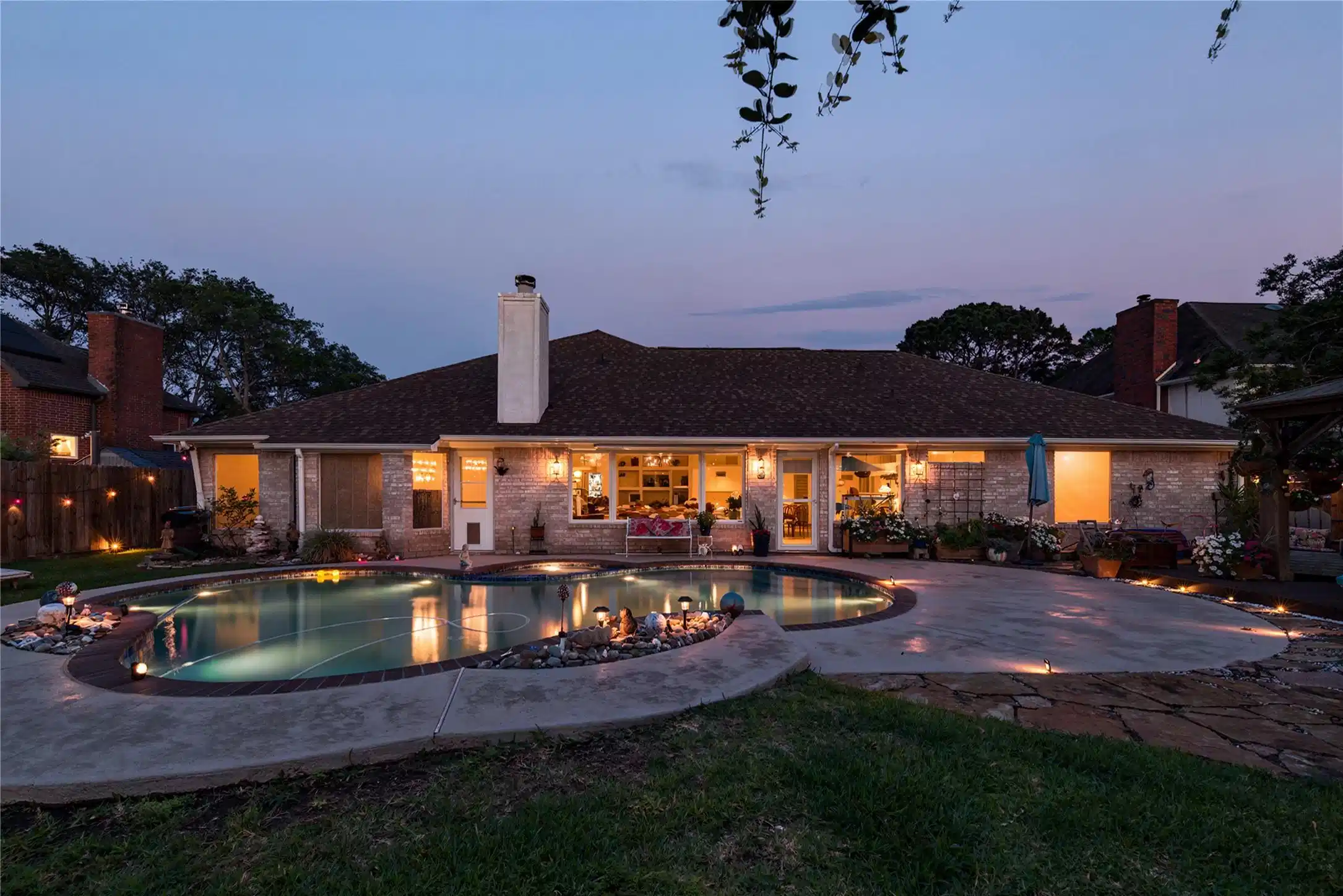 Image 1: back yard