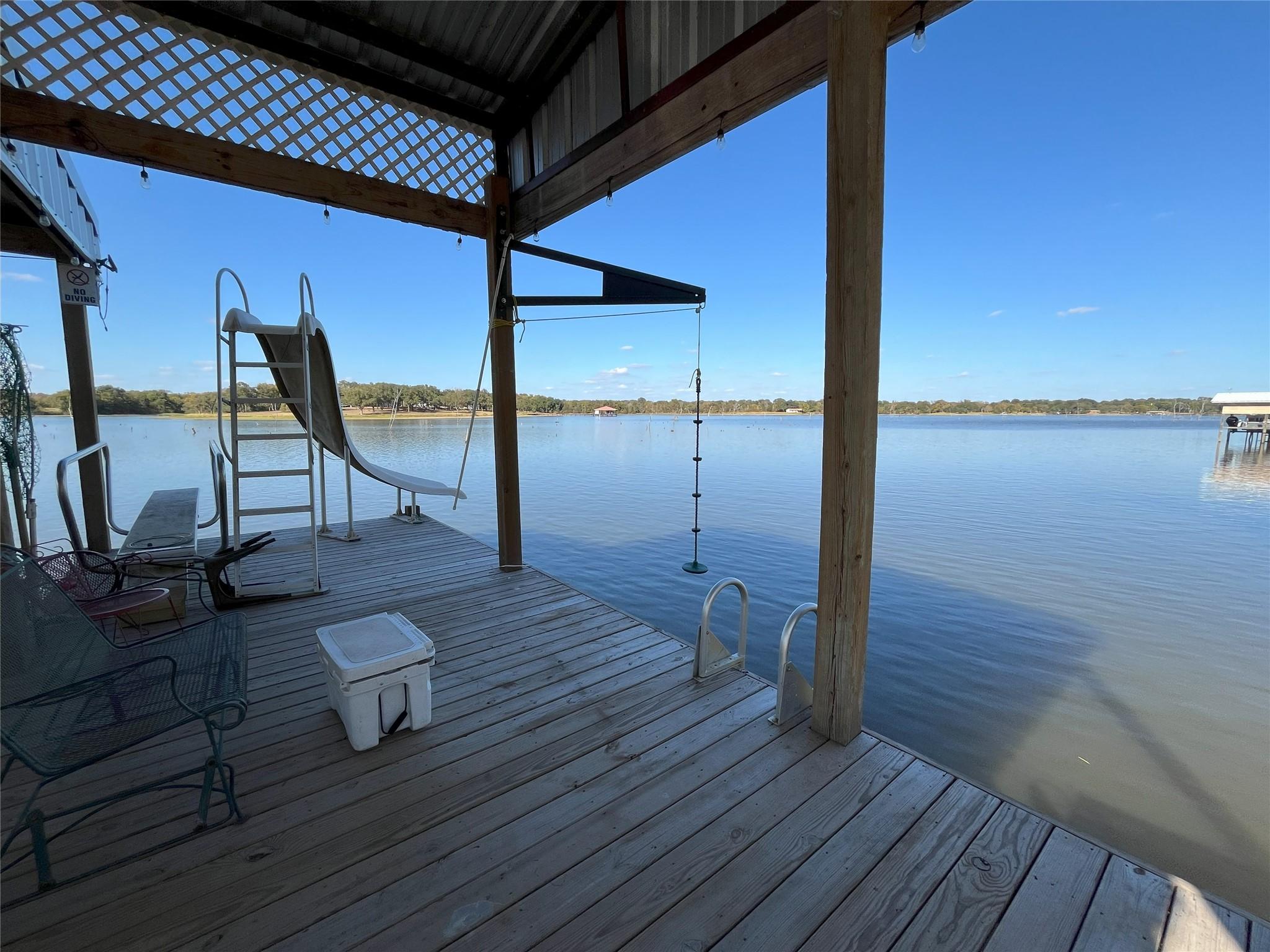 Image 4: Boat House Covered Deck Area