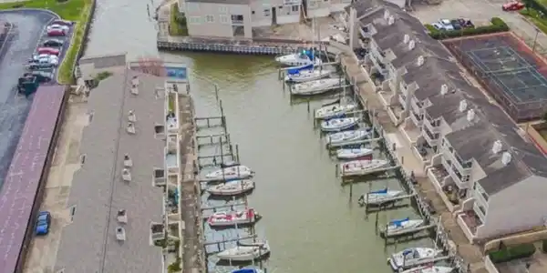 Image 2: Great protected marina located on Clear Lake.