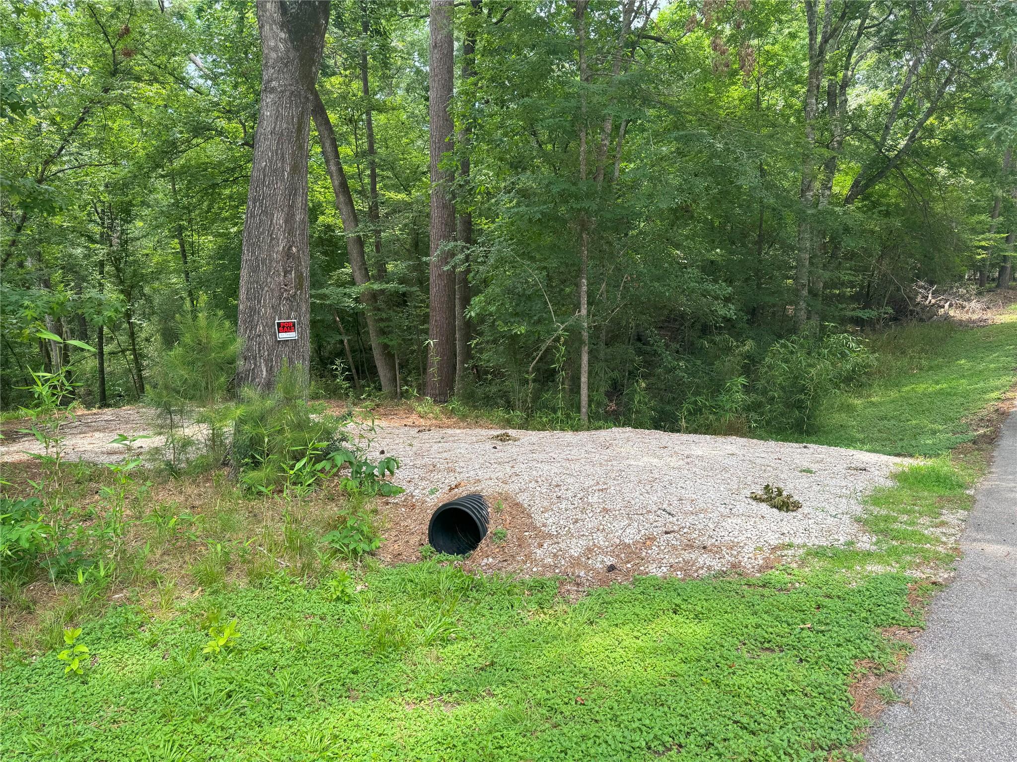 Image 3: A culvert and gravel driveway has been put onto th