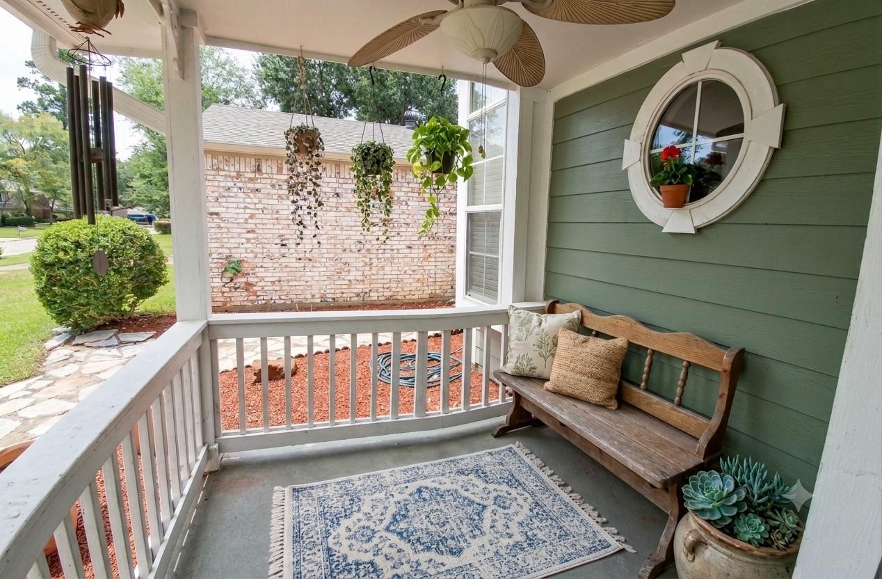 Image 4: Front Porch great for morning coffe.