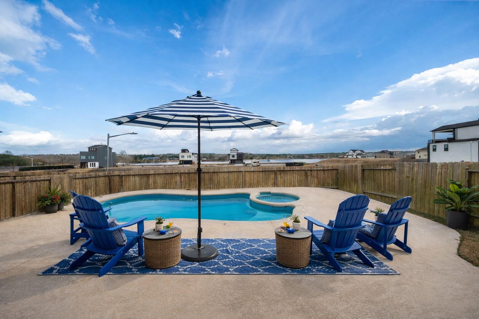 Image 2: Come sit pool side and bask in the sun with a view