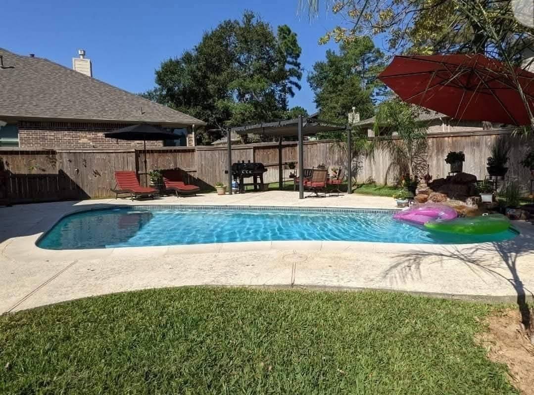 Image 2: Your own private pool creates a backyard oasis, of