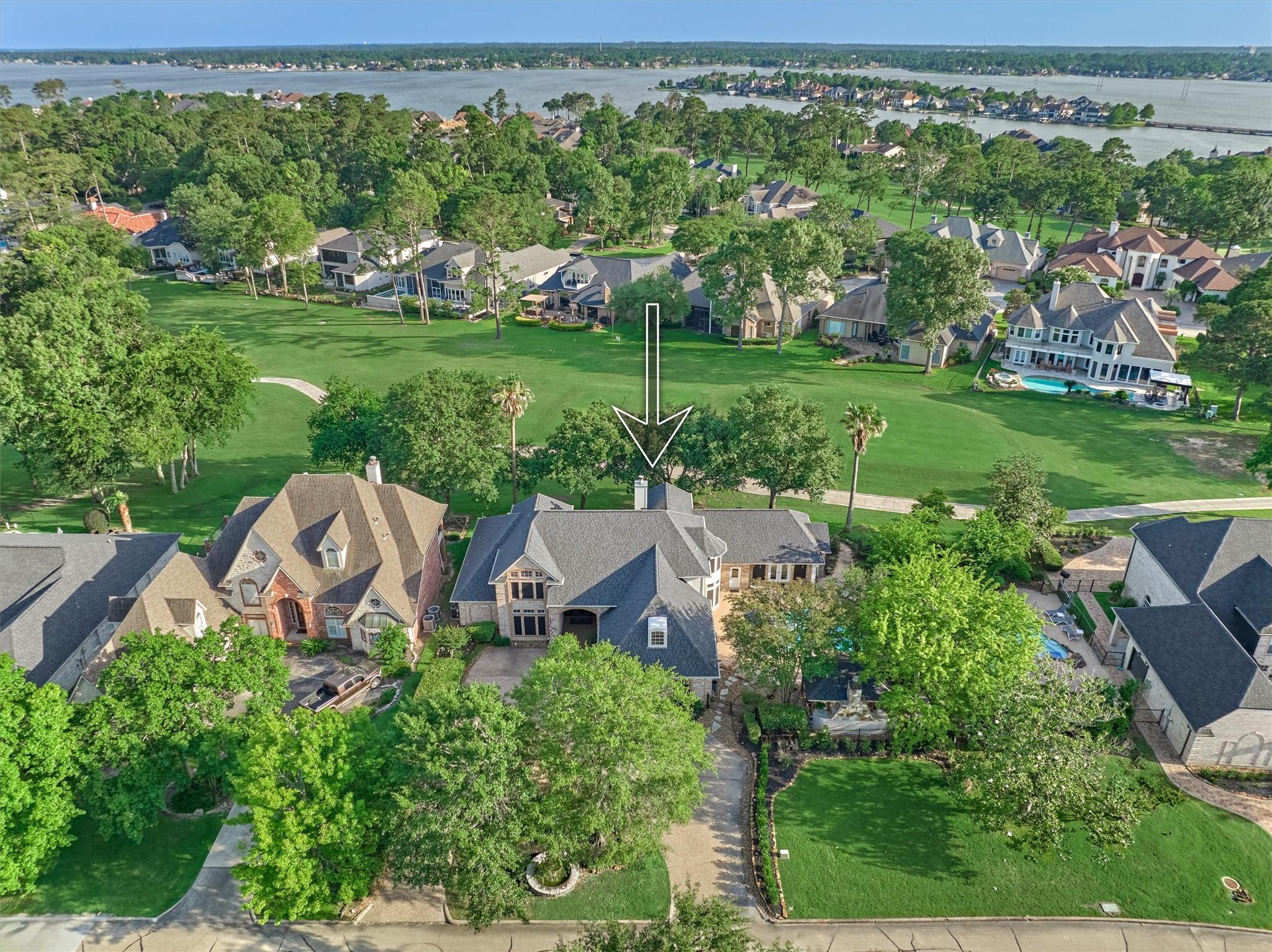Image 1: Welcome to 609 Edgewood Drive on the 12th hole of