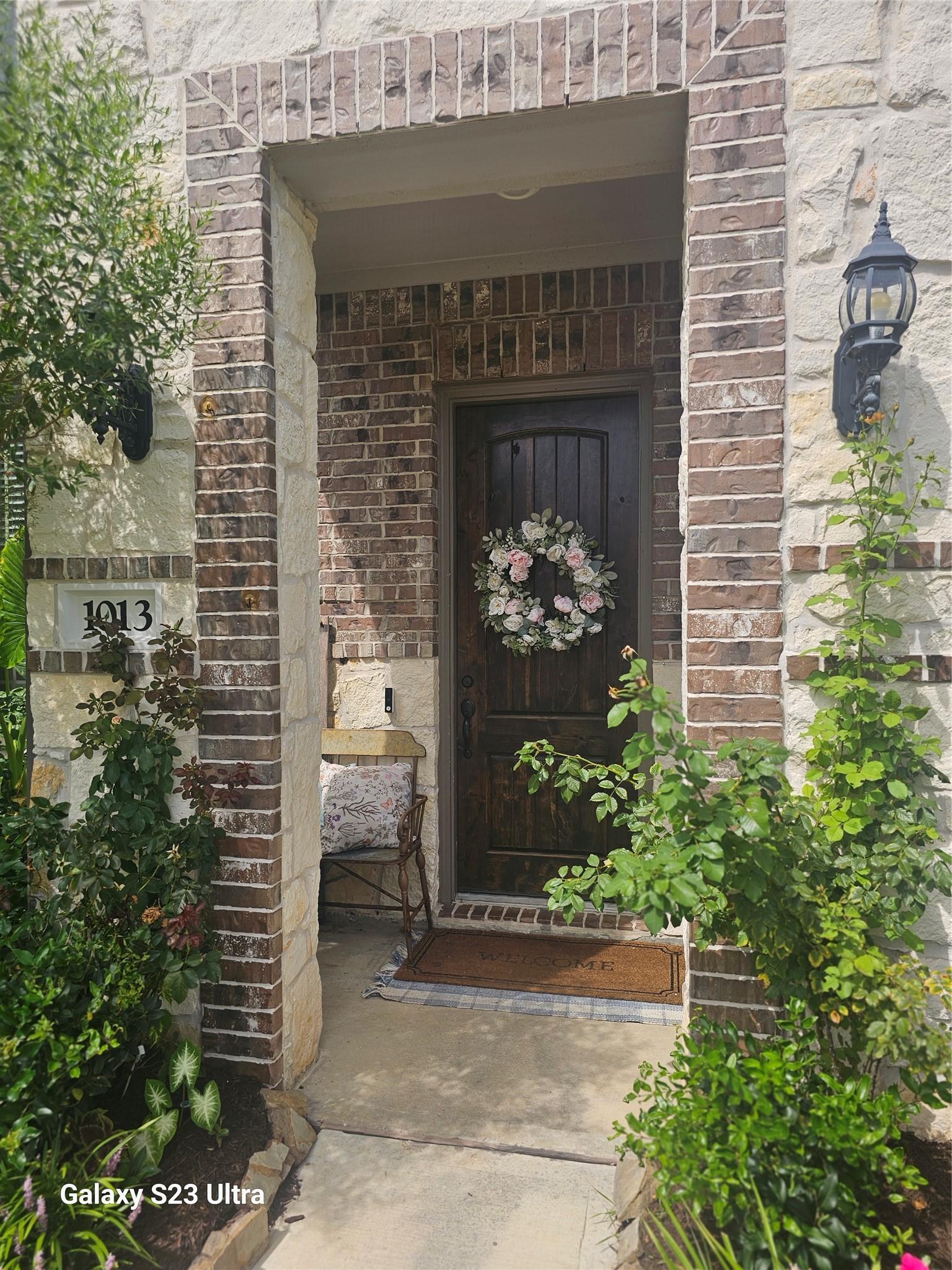 Image 4: Welcome home! Upgraded entry door and upgrades thr