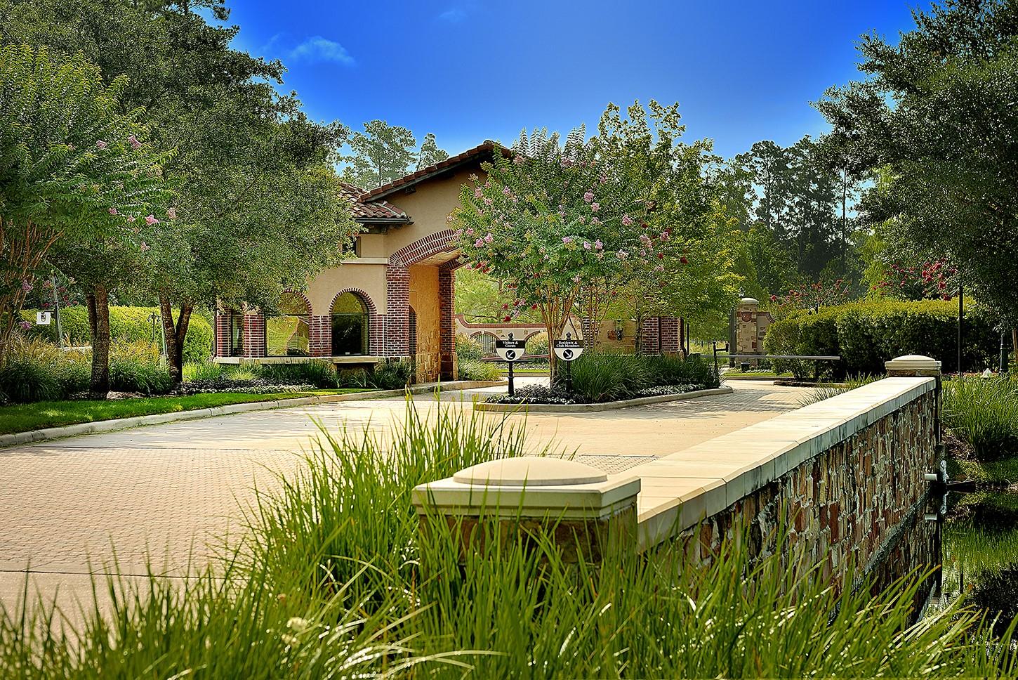 Image 2: leads to a 24/7 manned gate entrance