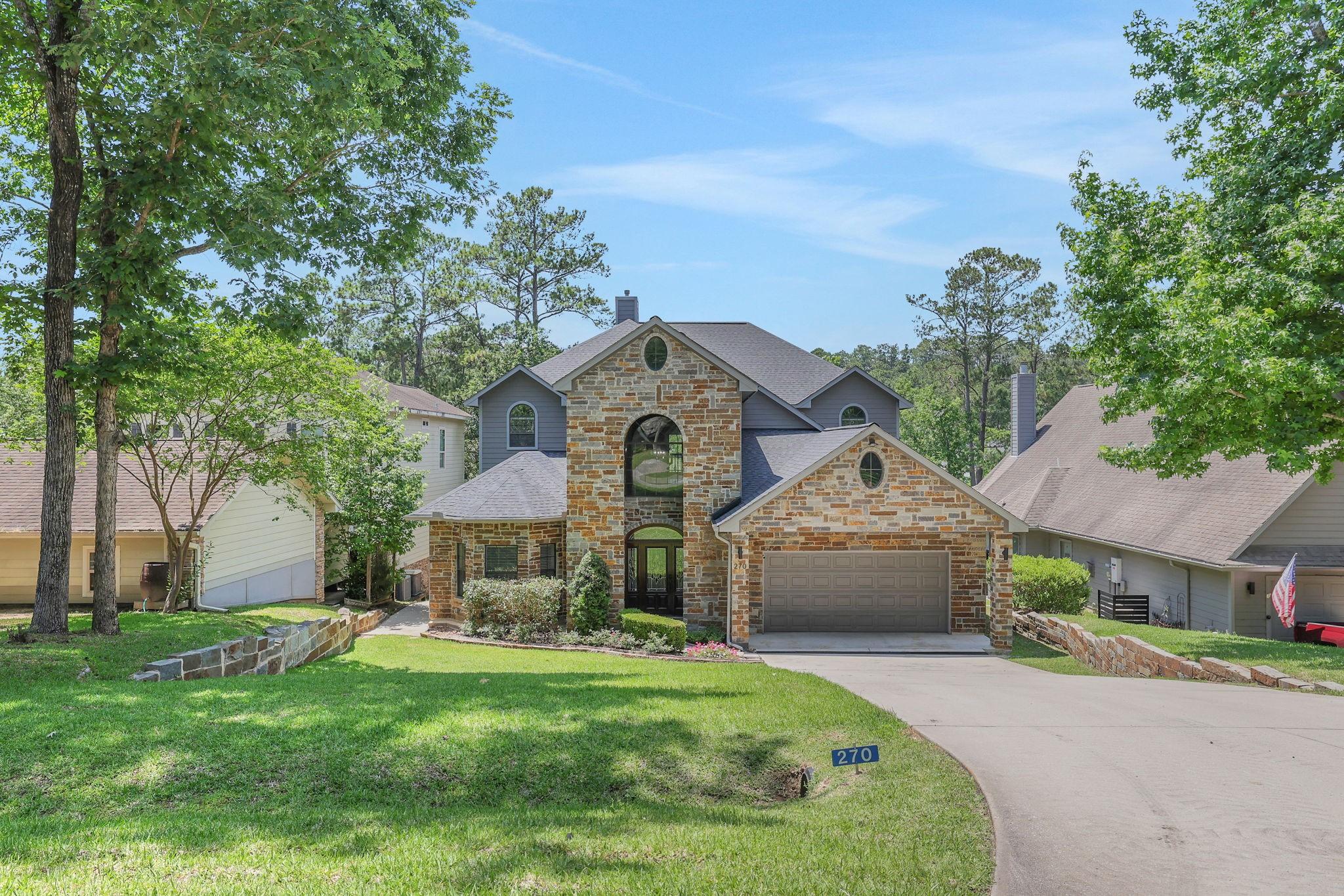 Image 1: Welcome to 270 Lake Grove Dr. The builder spared n
