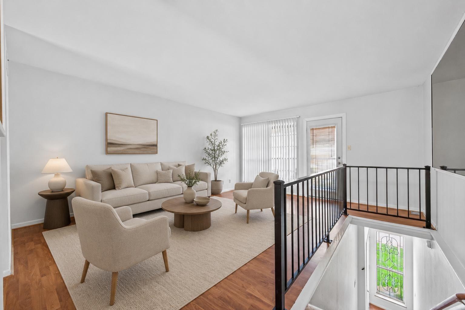 Image 4: Virtually staged living room