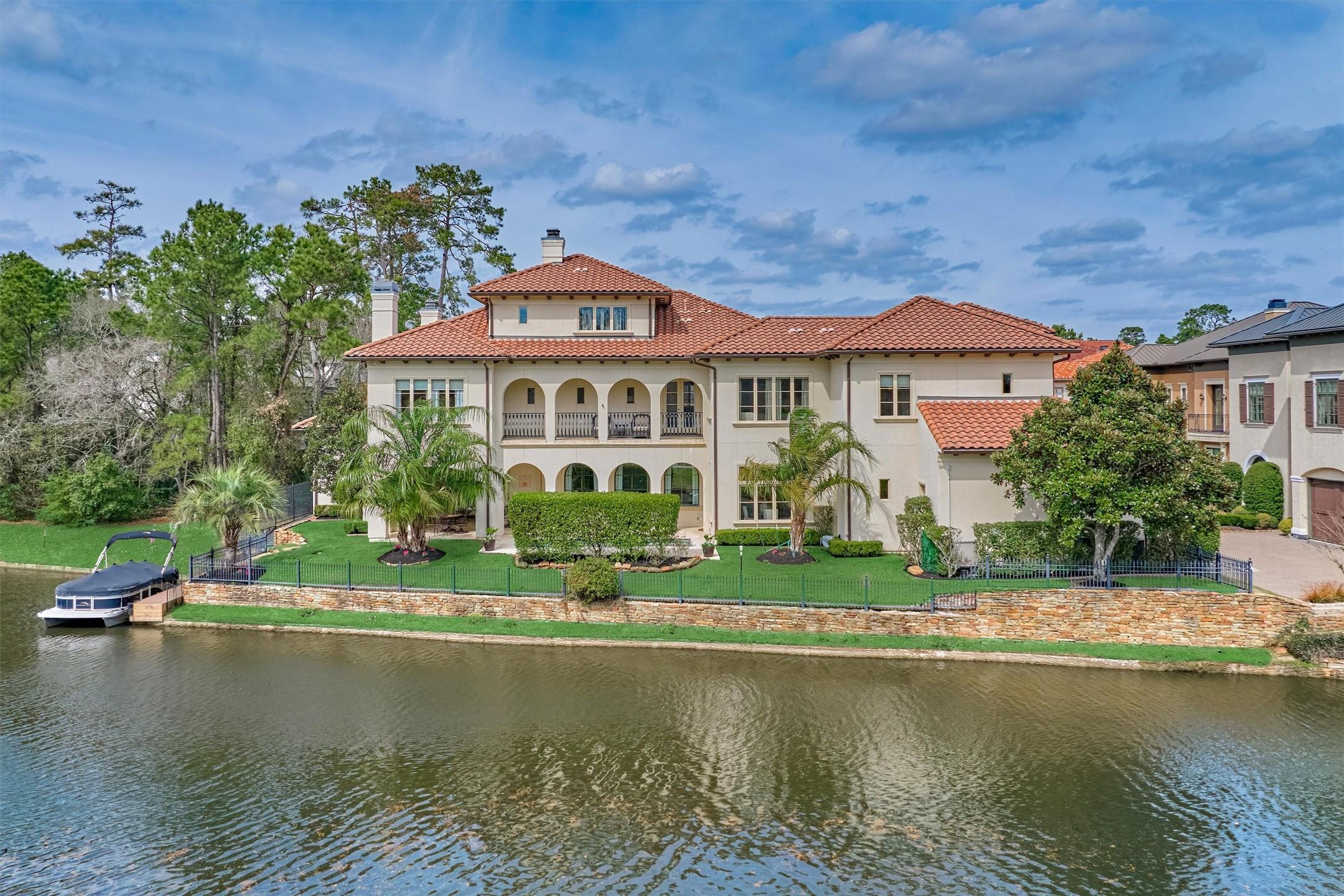 Image 1: Stunning waterfront European garden estate located