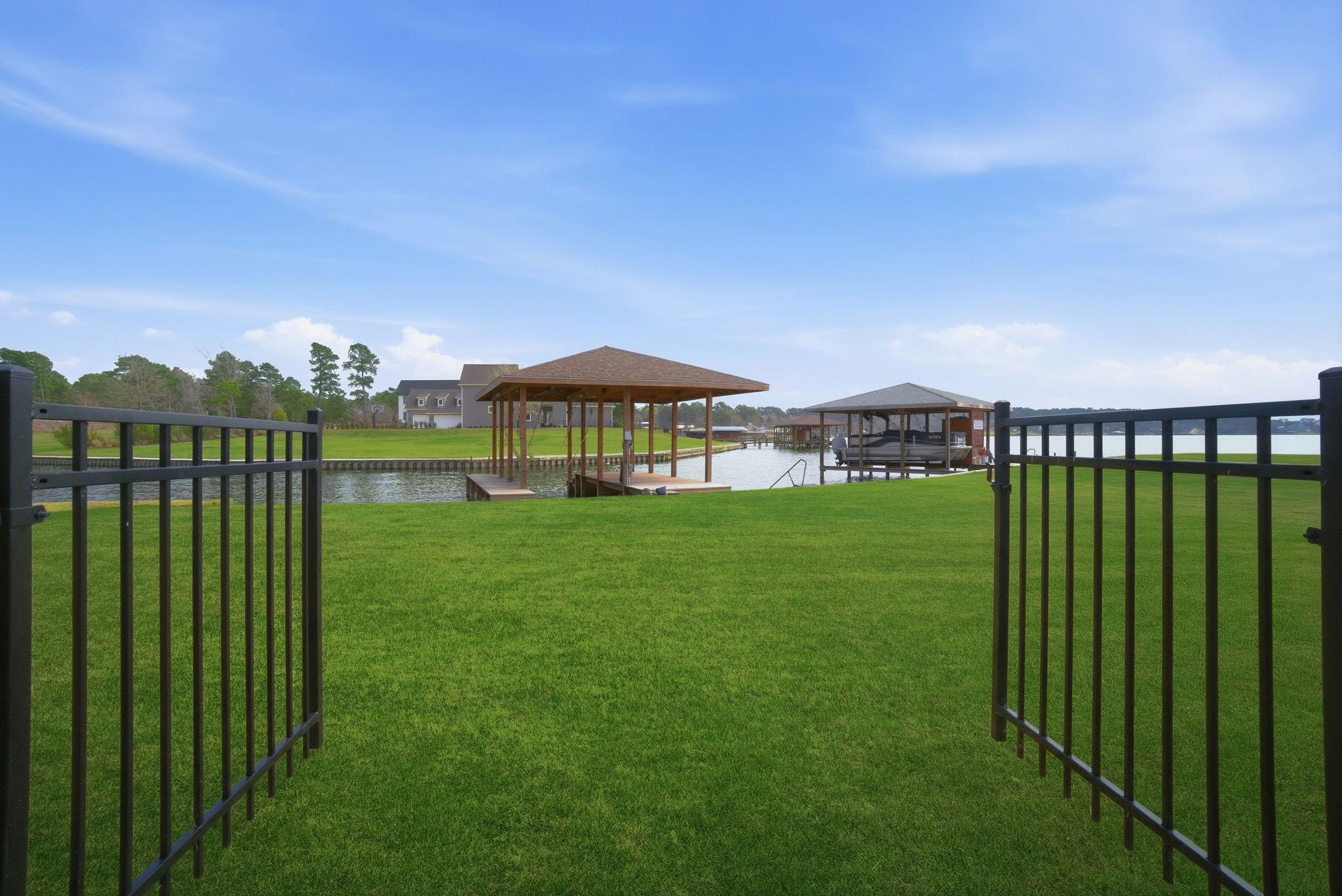 Image 3: Beautiful view from one of the two patios provide