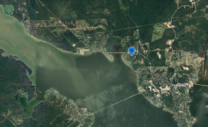 Image 4: This satellite image shows the location near Lake