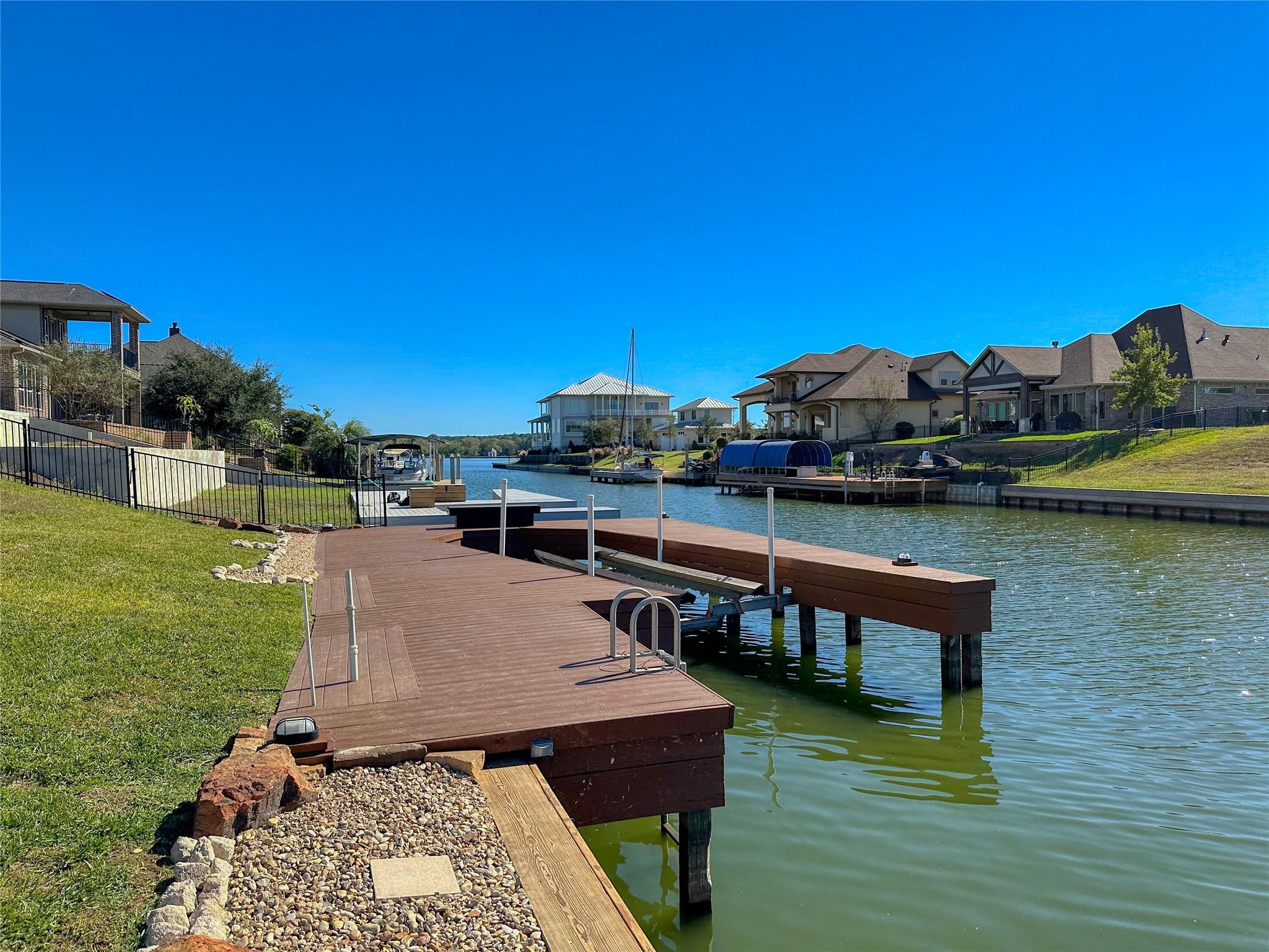 Image 4: Boat dock looking to open water