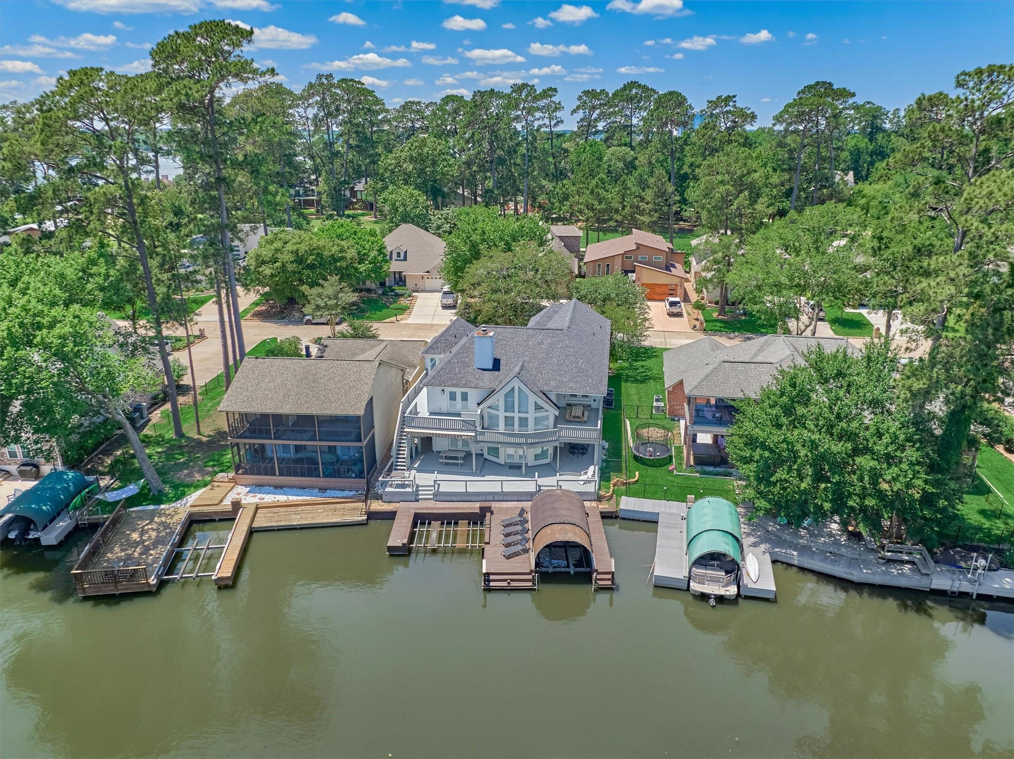 Image 4: This aerial perspective captures the beautiful est