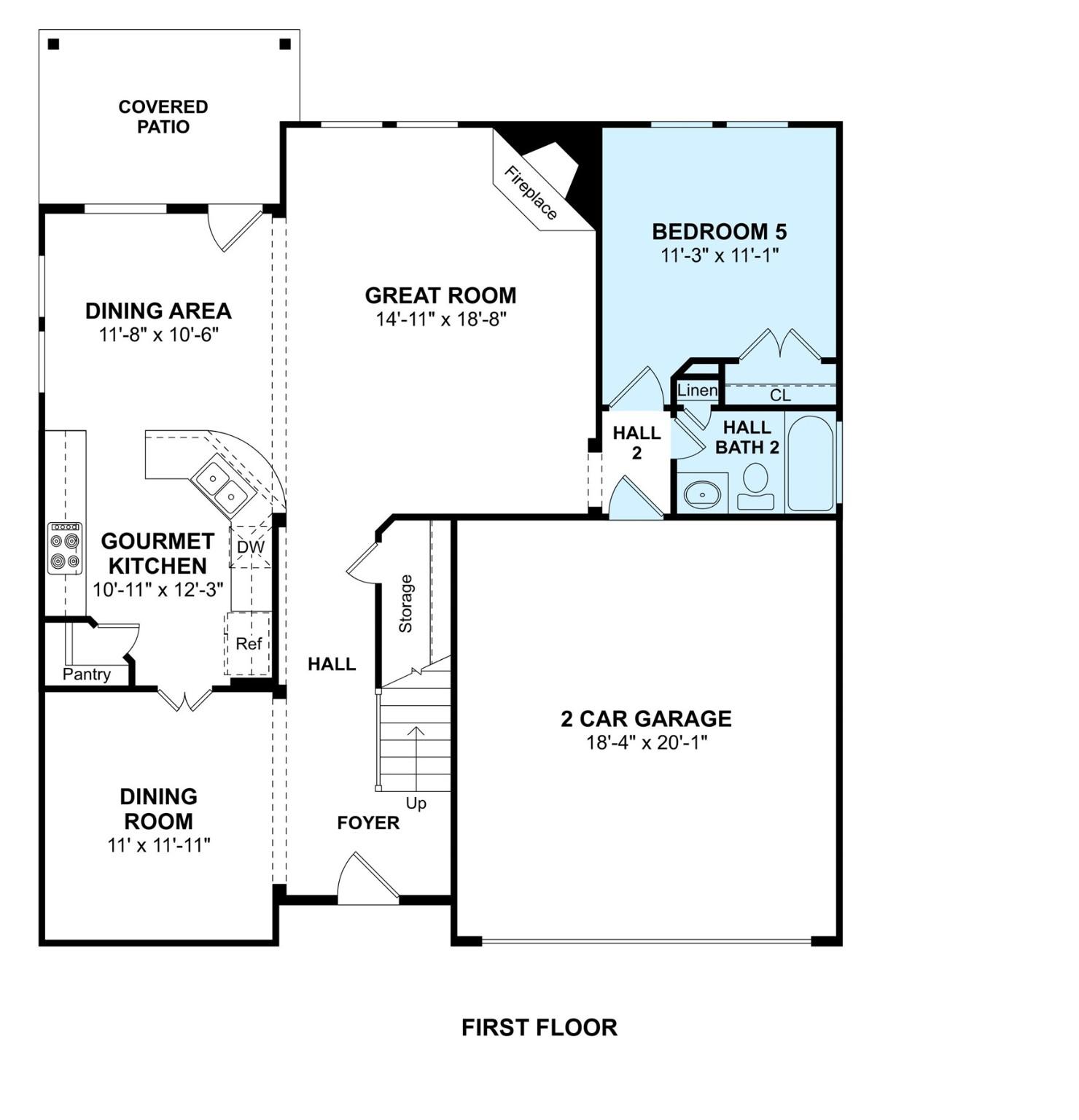 Image 3: The Captiva II floor plan by K. Hovnanian&reg; Homes.